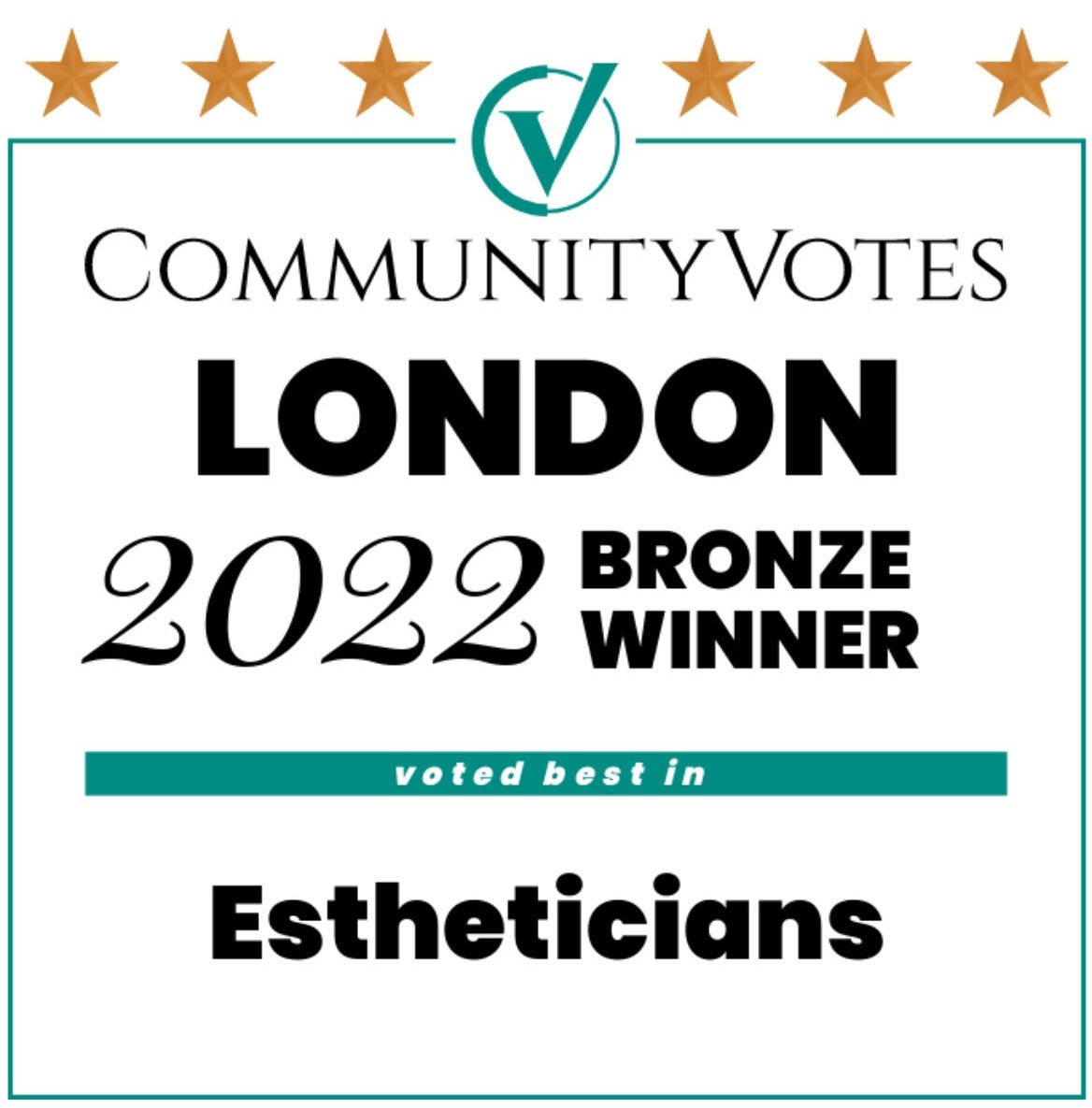 Estheticians Bronze Winner 2022, Community Votes